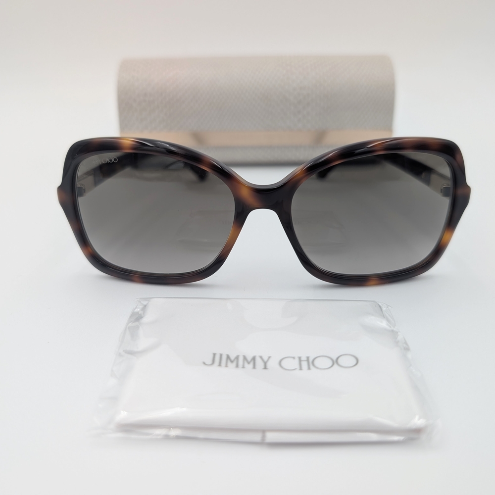 NEW Jimmy Choo JC Bett/S Brown Tortoiseshell Sunglasses